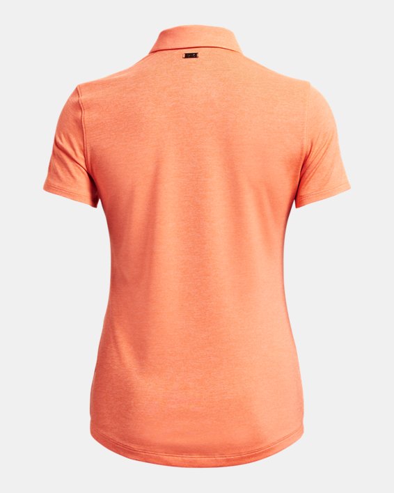 Damen UA Zinger Poloshirt, kurzärmlig, Orange, pdpMainDesktop image number 5